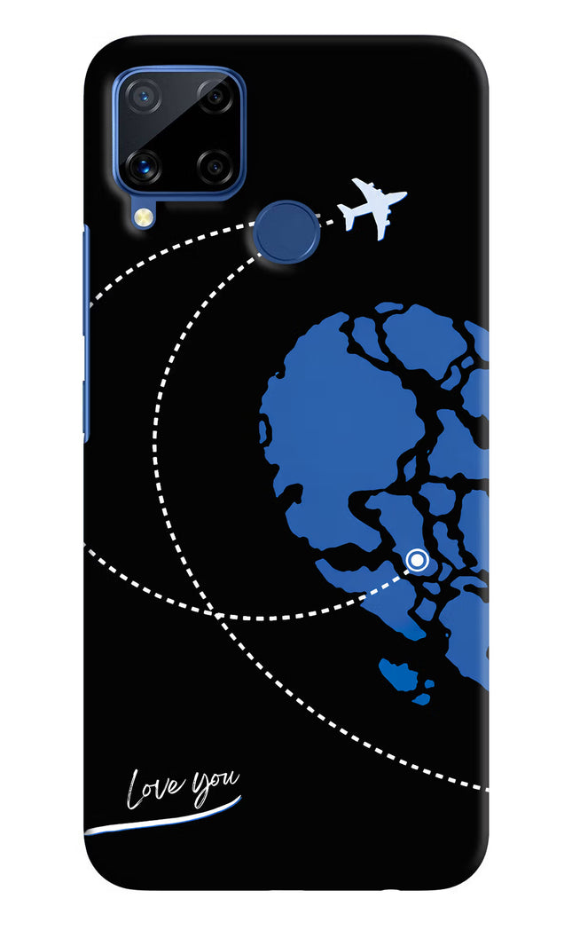 Love Orbit Realme C15 Hard Case Back Cover by Casekaro