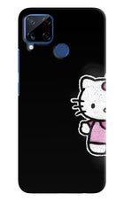 Kitty Charm Realme C15 Hard Case Back Cover by Casekaro