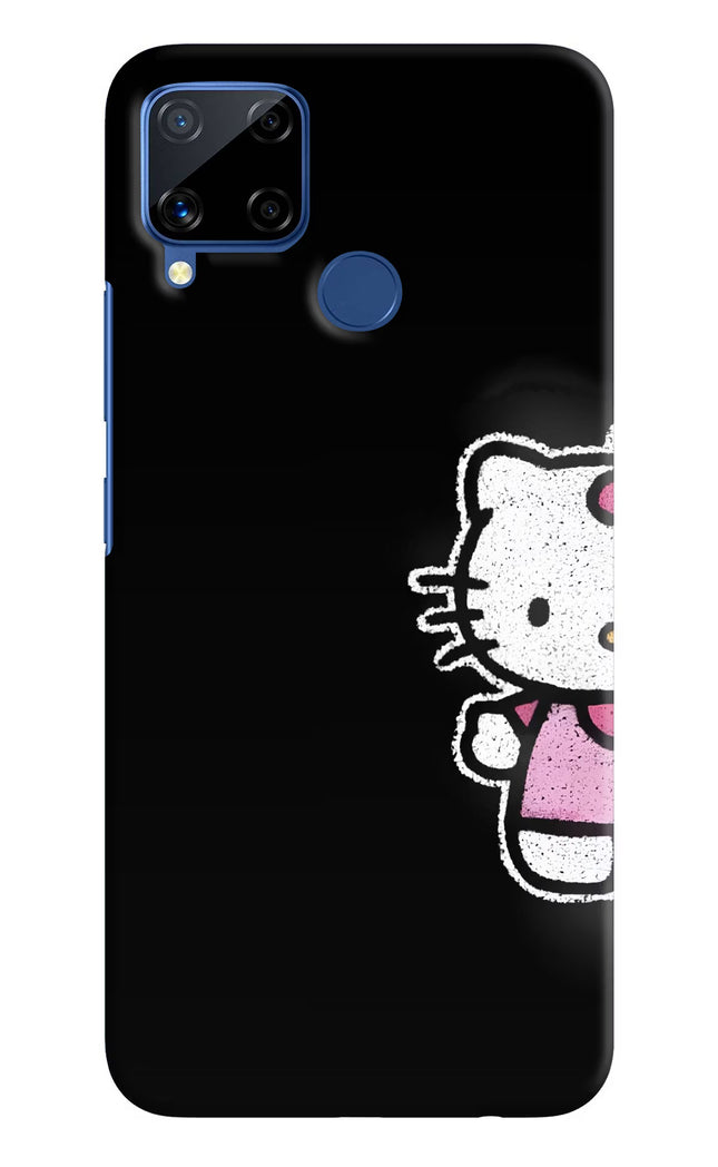 Kitty Charm Realme C15 Hard Case Back Cover by Casekaro