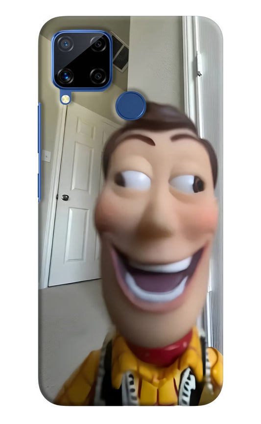 Side Eye Woody Realme C15 Hard Case Back Cover by Casekaro