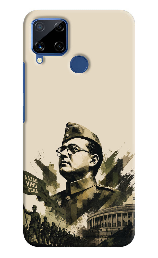 Netaji Rising Realme C15 Hard Case Back Cover by Casekaro