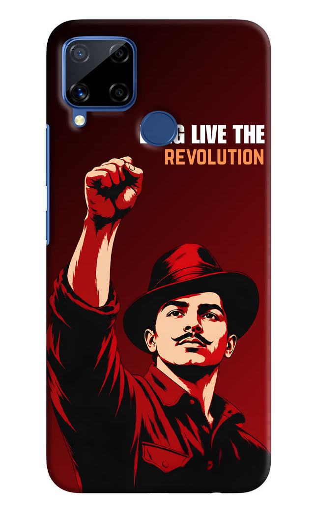 Bhagat Singh Revolution Realme C15 Hard Case Back Cover by Casekaro