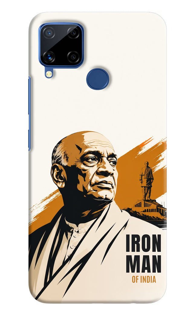 Sardar Patel Iron Will Realme C15 Hard Case Back Cover by Casekaro
