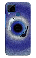 Dark Koi Realme C15 Hard Case Back Cover by Casekaro