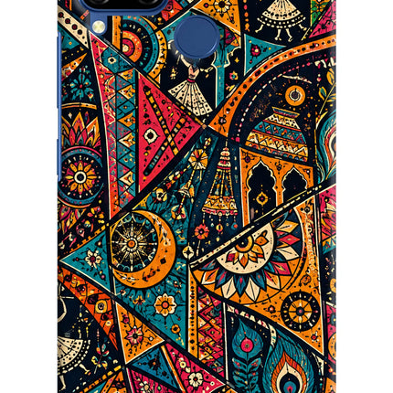 Folk Print Realme C15 Back Cover