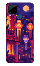 Lantern Lane Realme C15 Hard Case Back Cover by Casekaro