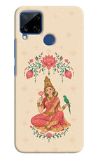 Goddess Lakshmi Realme C15 Hard Case Back Cover by Casekaro