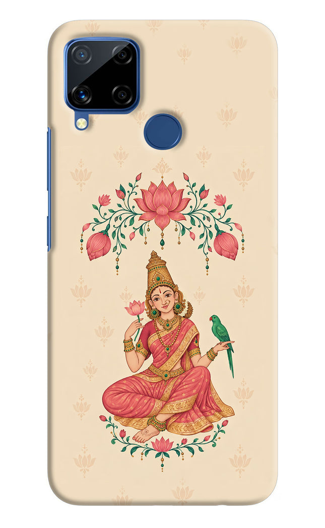 Goddess Lakshmi Realme C15 Hard Case Back Cover by Casekaro