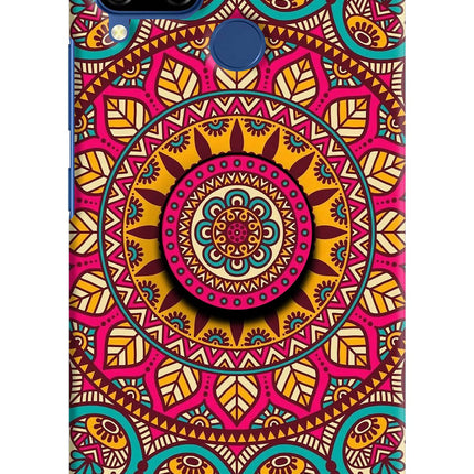 Mandala Realme C15 Pop Case by Casekaro
