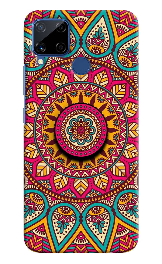 Mandala Realme C15 Pop Case by Casekaro