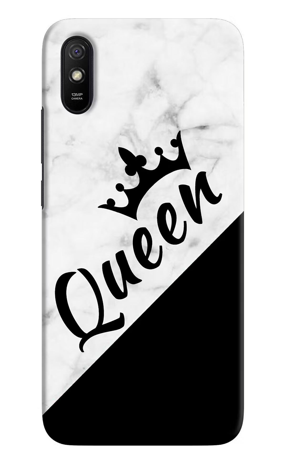 Queen Redmi 9A/9i Hard Case Back Cover by Casekaro