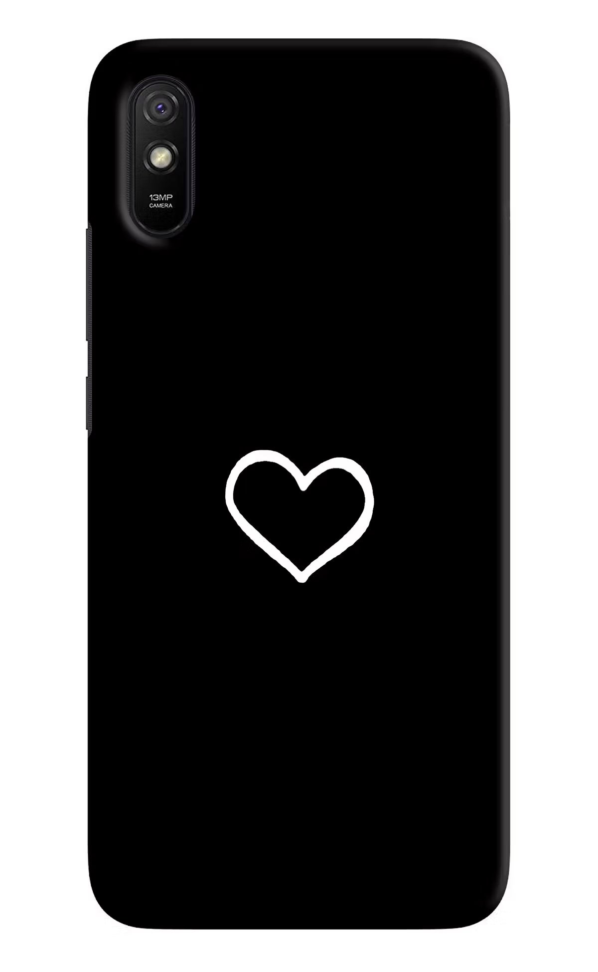 Heart Redmi 9A/9i Hard Case Back Cover by Casekaro