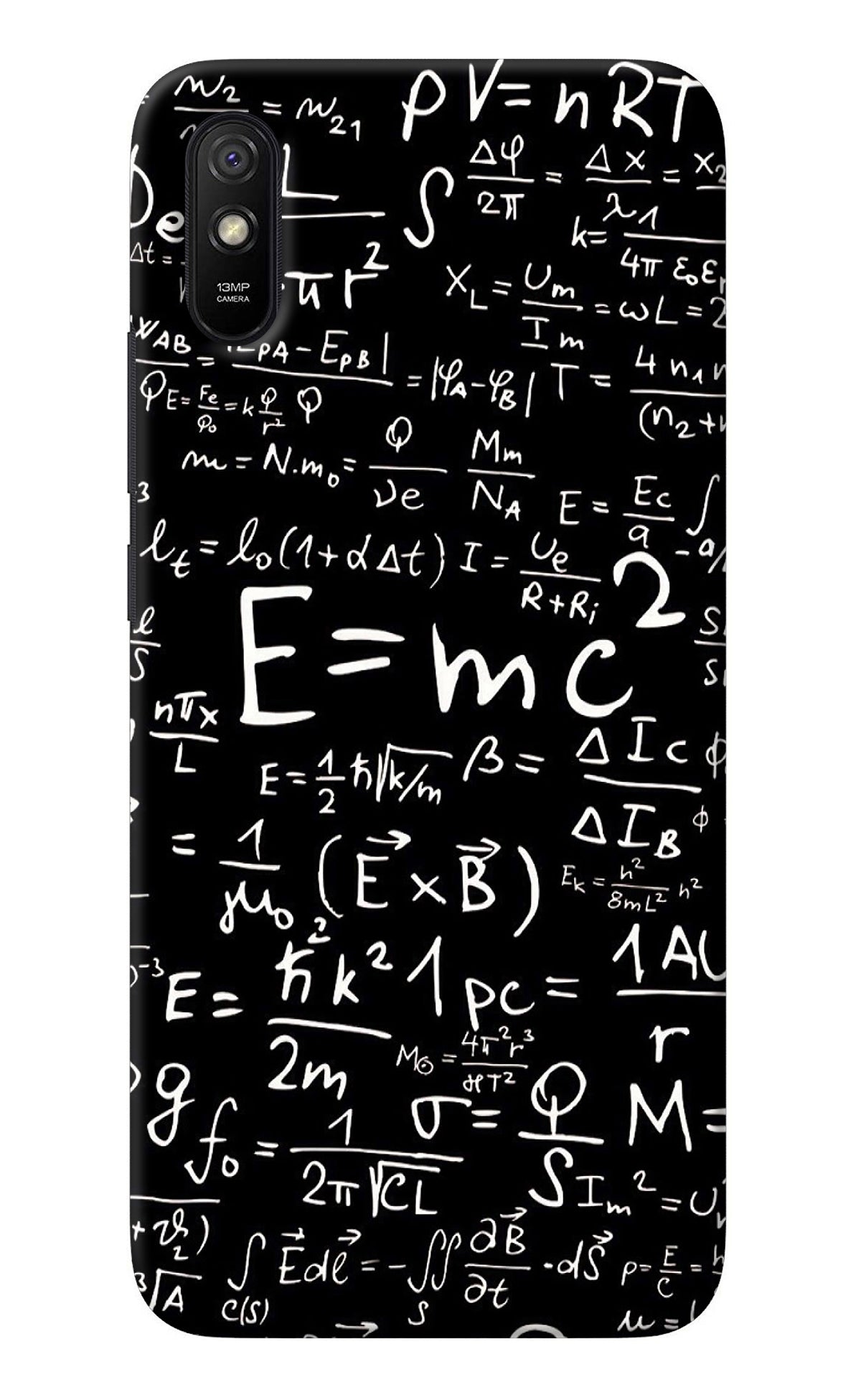 Physics Albert Einstein Formula Redmi 9A/9i Back Cover
