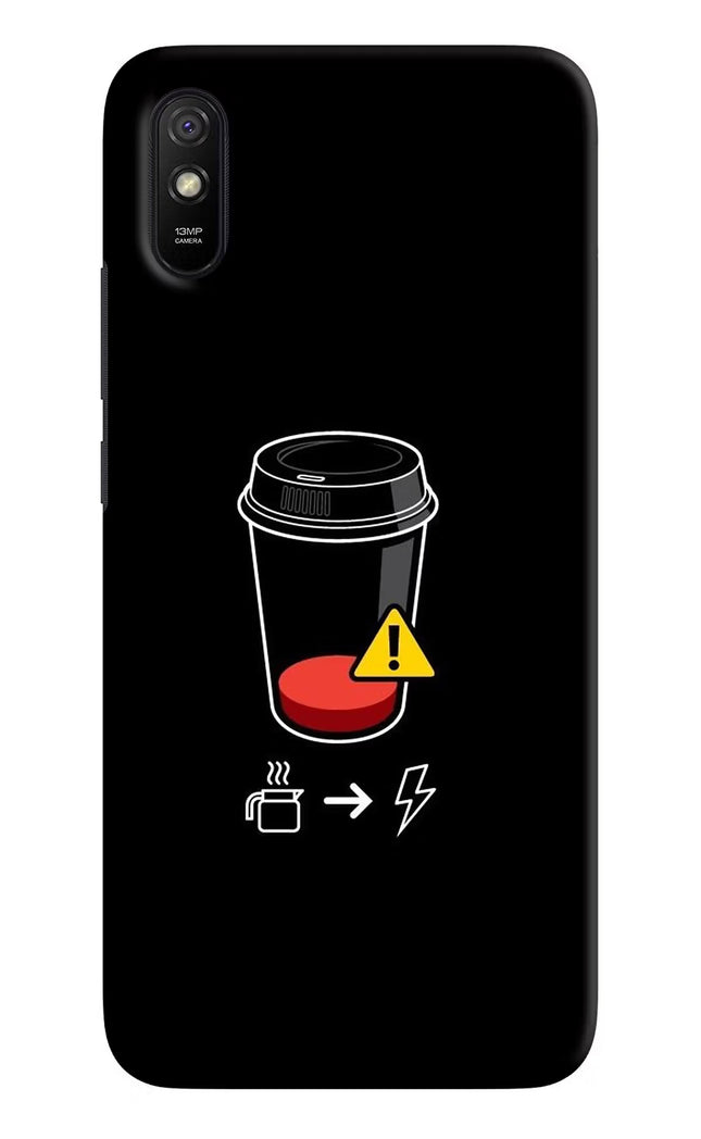 Coffee Redmi 9A/9i Hard Case Back Cover by Casekaro