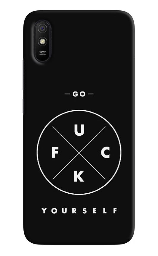 Go Fuck Yourself Redmi 9A/9i Hard Case Back Cover by Casekaro