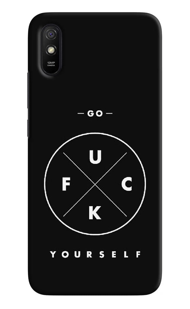 Go Fuck Yourself Redmi 9A/9i Hard Case Back Cover by Casekaro