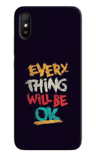 Everything Will Be Ok Redmi 9A/9i Hard Case Back Cover by Casekaro