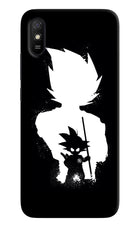 Goku Shadow Redmi 9A/9i Hard Case Back Cover by Casekaro
