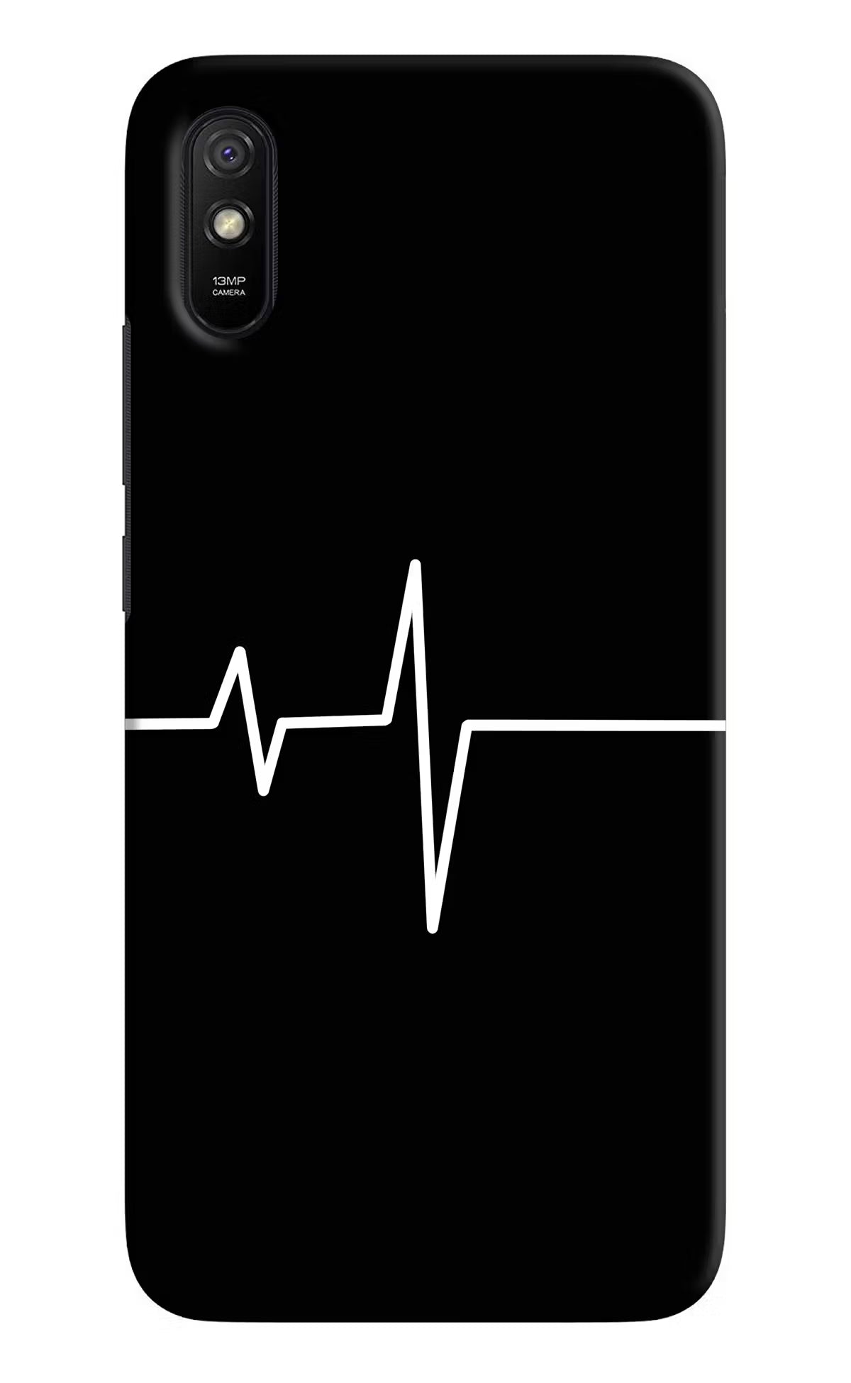 Heart Beats Redmi 9A/9i Hard Case Back Cover by Casekaro