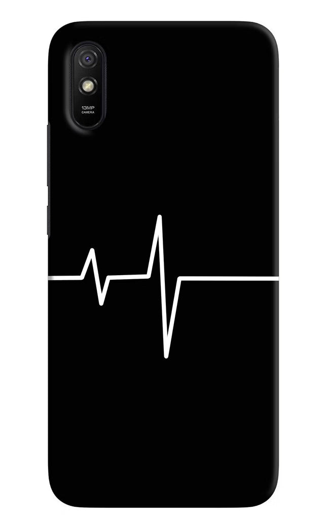 Heart Beats Redmi 9A/9i Hard Case Back Cover by Casekaro