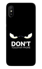 Don'T Touch My Phone Redmi 9A/9i Hard Case Back Cover by Casekaro