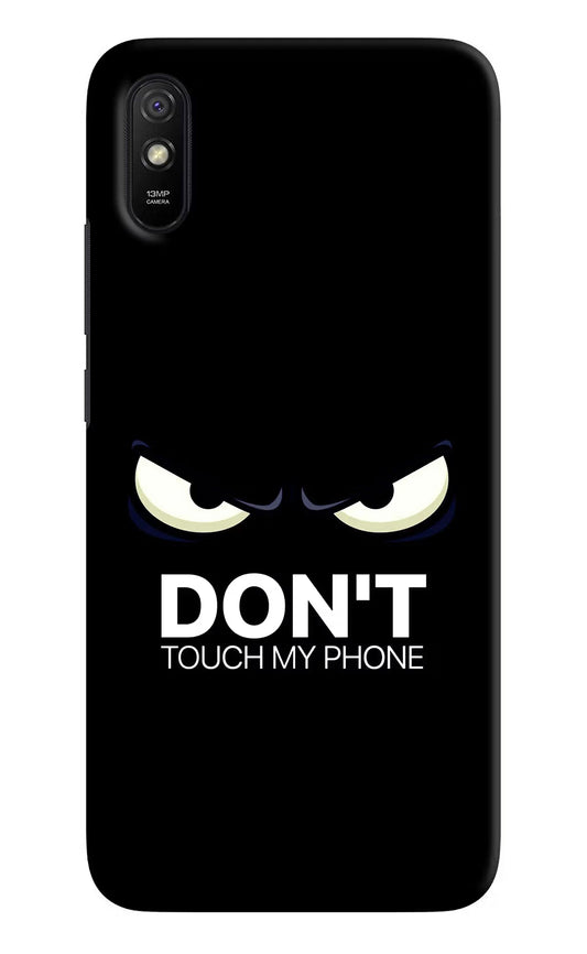 Don'T Touch My Phone Redmi 9A/9i Hard Case Back Cover by Casekaro