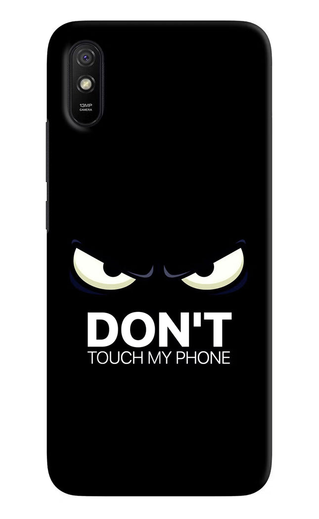 Don'T Touch My Phone Redmi 9A/9i Hard Case Back Cover by Casekaro