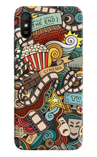 Cinema Abstract Redmi 9A/9i Hard Case Back Cover by Casekaro