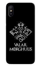 Valar Morghulis | Game Of Thrones Redmi 9A/9i Hard Case Back Cover by Casekaro
