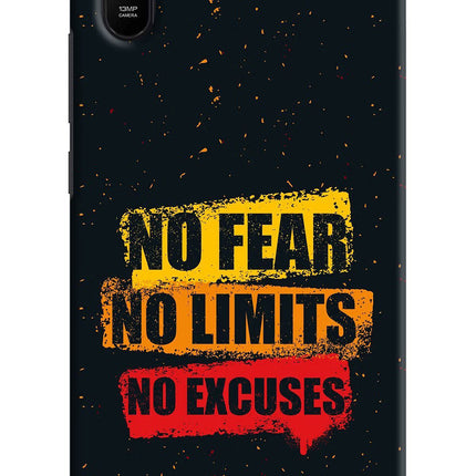 No Fear No Limits No Excuse Redmi 9A/9i Hard Case Back Cover by Casekaro