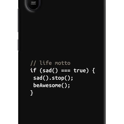 Life Motto Code Redmi 9A/9i Hard Case Back Cover by Casekaro