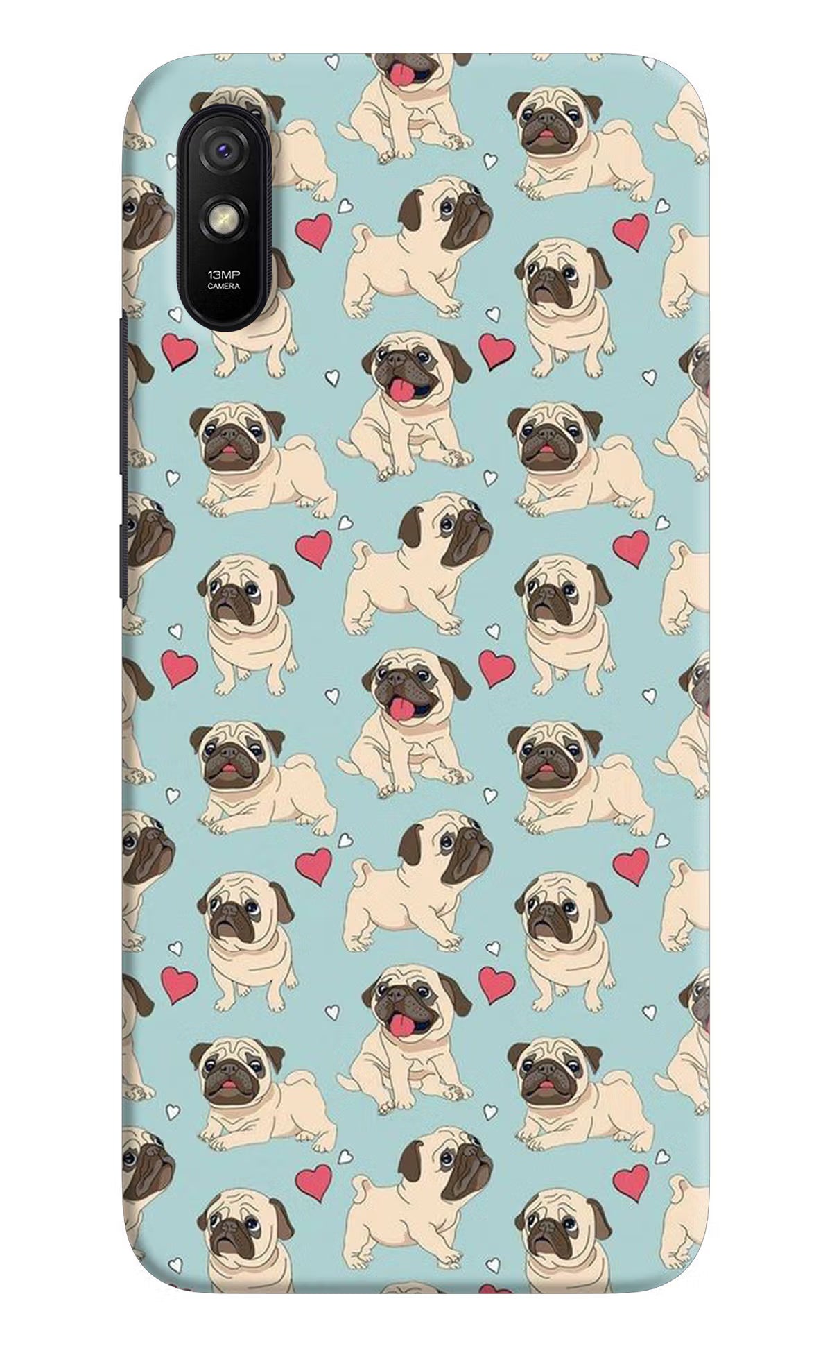 Pug Dog Redmi 9A/9i Hard Case Back Cover by Casekaro