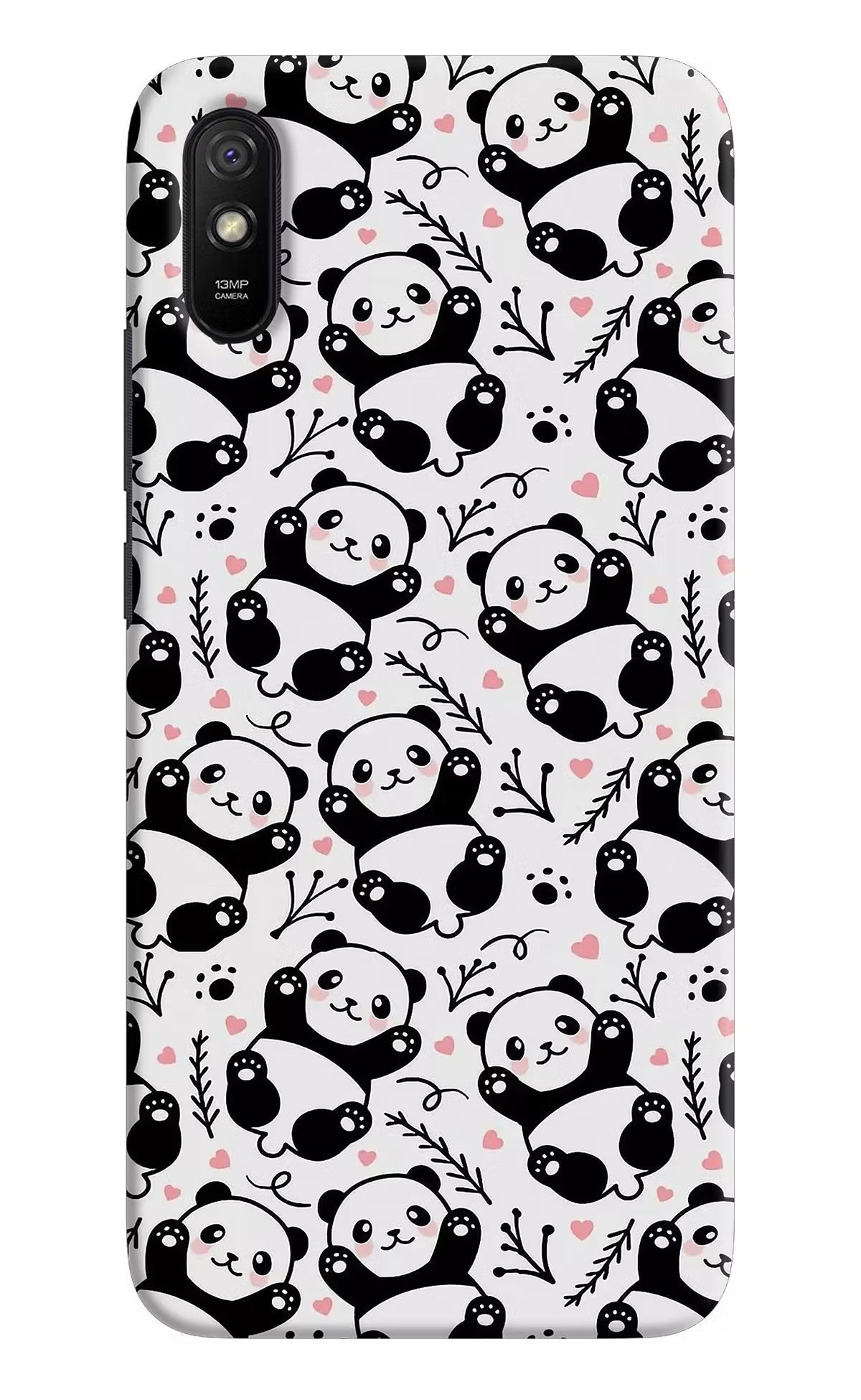Cute Panda Redmi 9A/9i Hard Case Back Cover by Casekaro