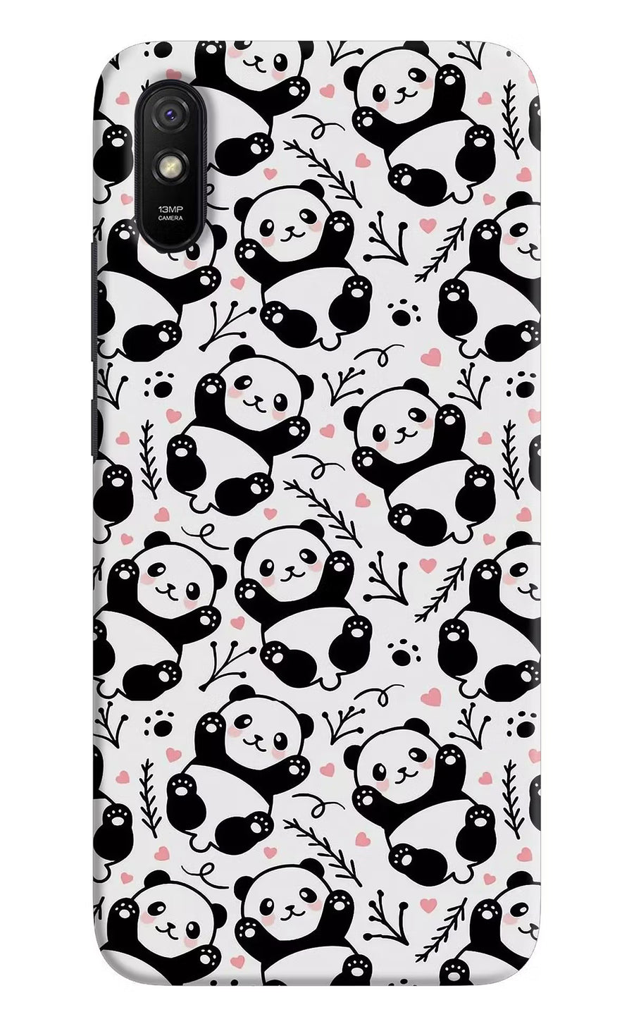 Cute Panda Redmi 9A/9i Back Cover, Hard case