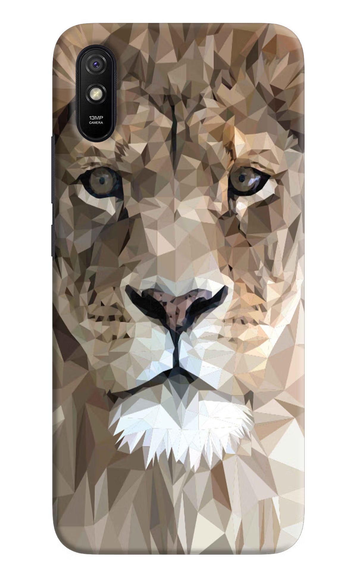 Lion Art Redmi 9A/9i Hard Case Back Cover by Casekaro