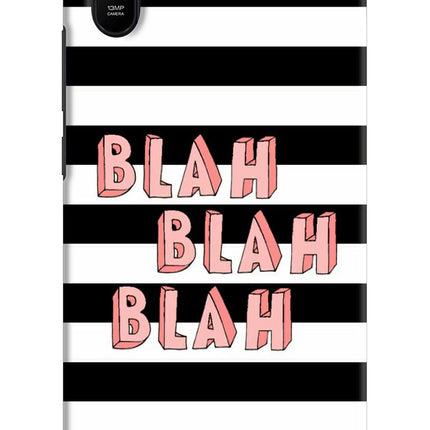Blah Blah Blah Redmi 9A/9i Hard Case Back Cover by Casekaro