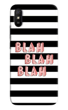 Blah Blah Blah Redmi 9A/9i Hard Case Back Cover by Casekaro