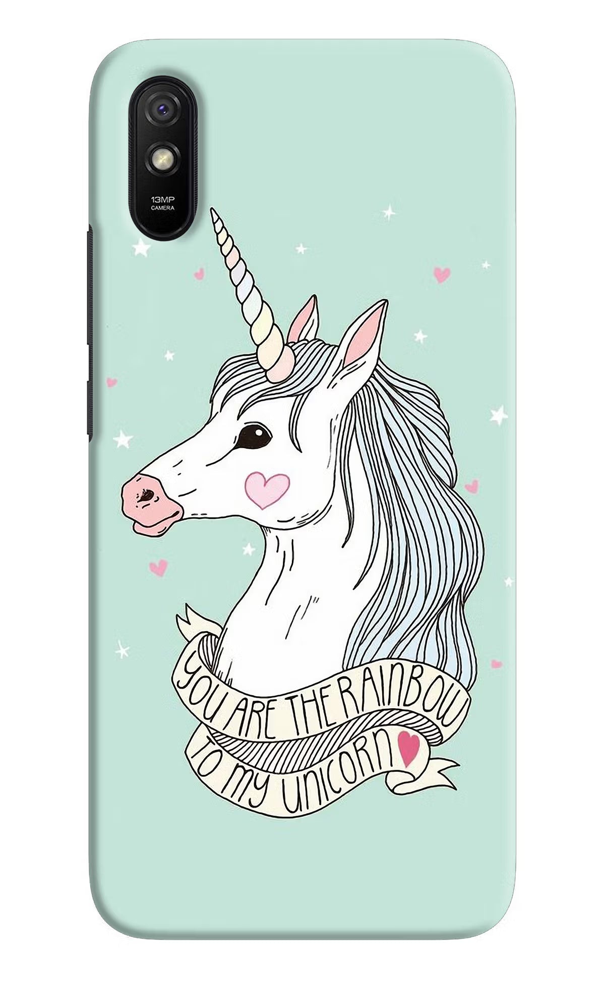 Unicorn Wallpaper Redmi 9A/9i Hard Case Back Cover by Casekaro