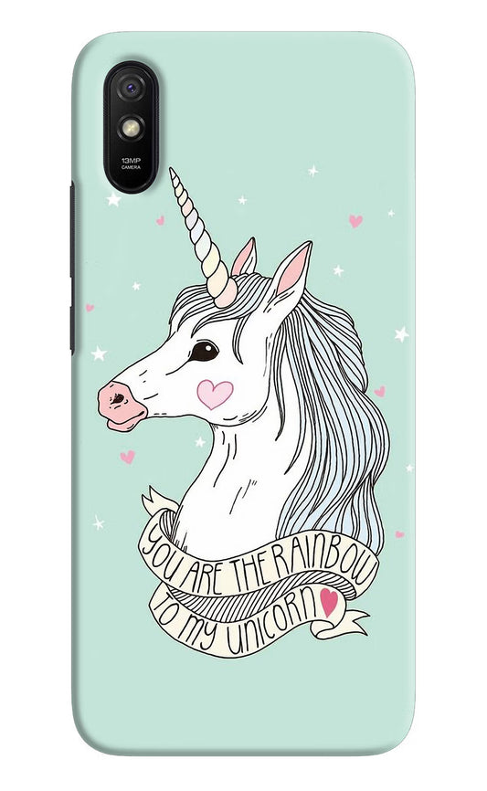 Unicorn Wallpaper Redmi 9A/9i Hard Case Back Cover by Casekaro
