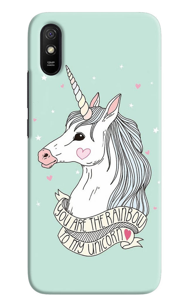 Unicorn Wallpaper Redmi 9A/9i Hard Case Back Cover by Casekaro