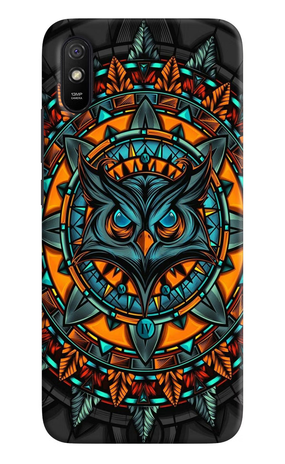 Angry Owl Art Redmi 9A/9i Hard Case Back Cover by Casekaro