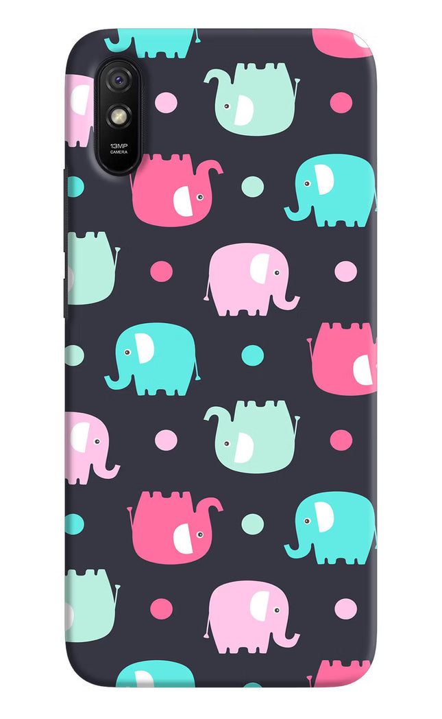 Elephants Redmi 9A/9i Hard Case Back Cover by Casekaro