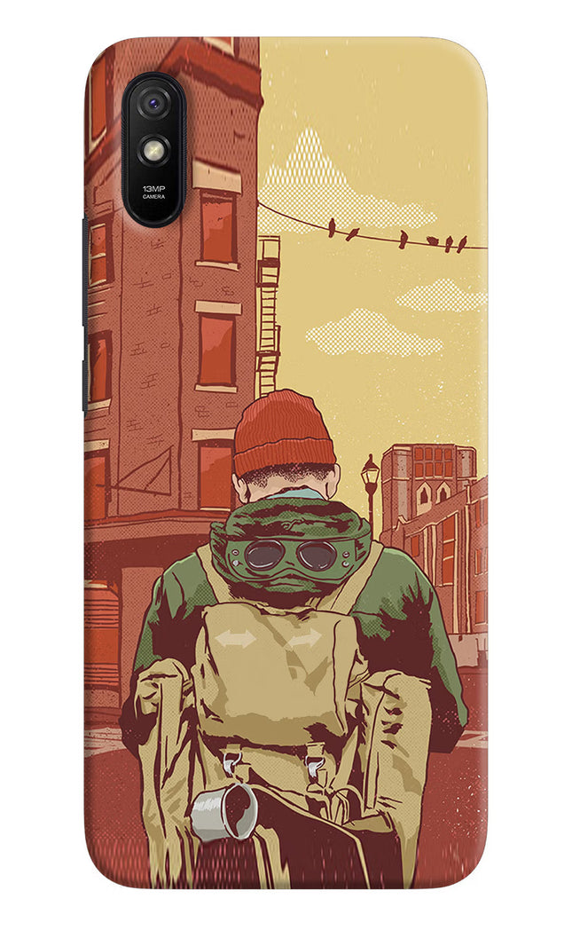 Adventurous Redmi 9A/9i Hard Case Back Cover by Casekaro