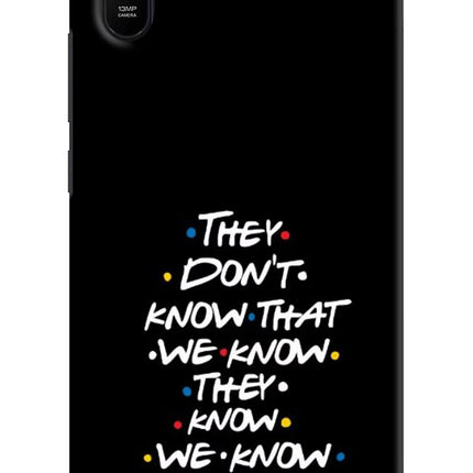 FRIENDS Dialogue Redmi 9A/9i Hard Case Back Cover by Casekaro