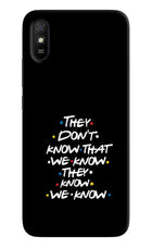 FRIENDS Dialogue Redmi 9A/9i Hard Case Back Cover by Casekaro