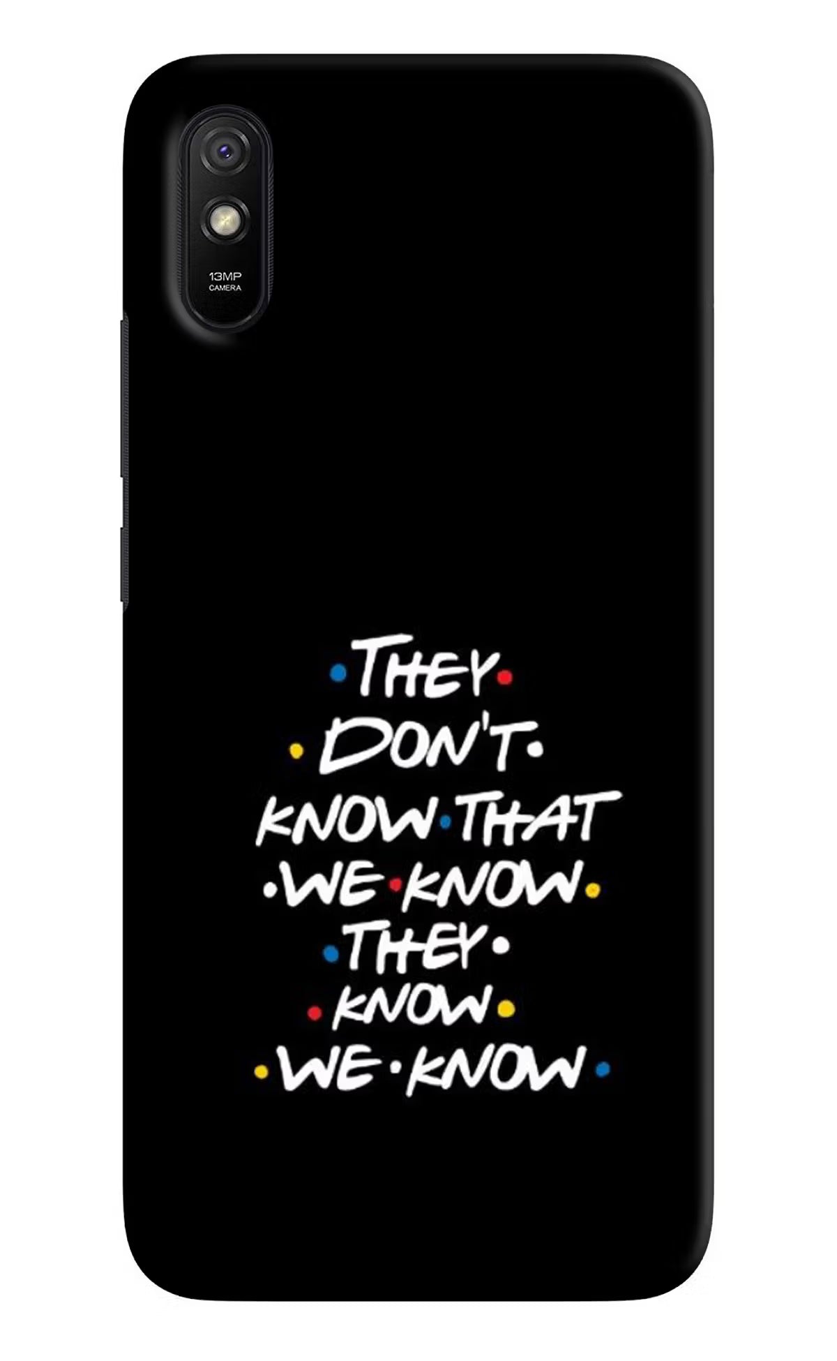 FRIENDS Dialogue Redmi 9A/9i Hard Case Back Cover by Casekaro