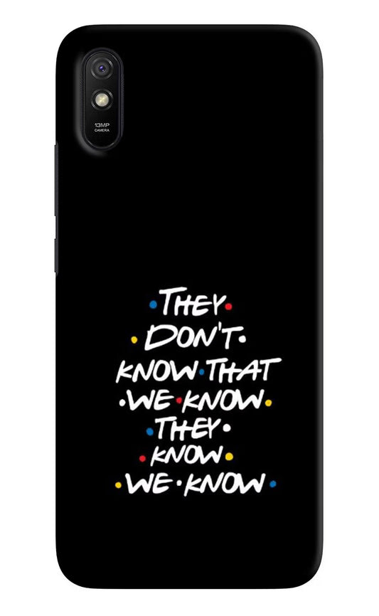 FRIENDS Dialogue Redmi 9A/9i Hard Case Back Cover by Casekaro