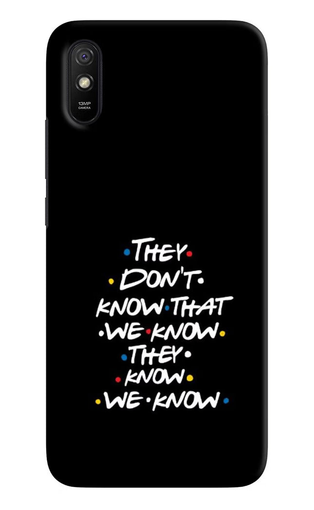 FRIENDS Dialogue Redmi 9A/9i Hard Case Back Cover by Casekaro