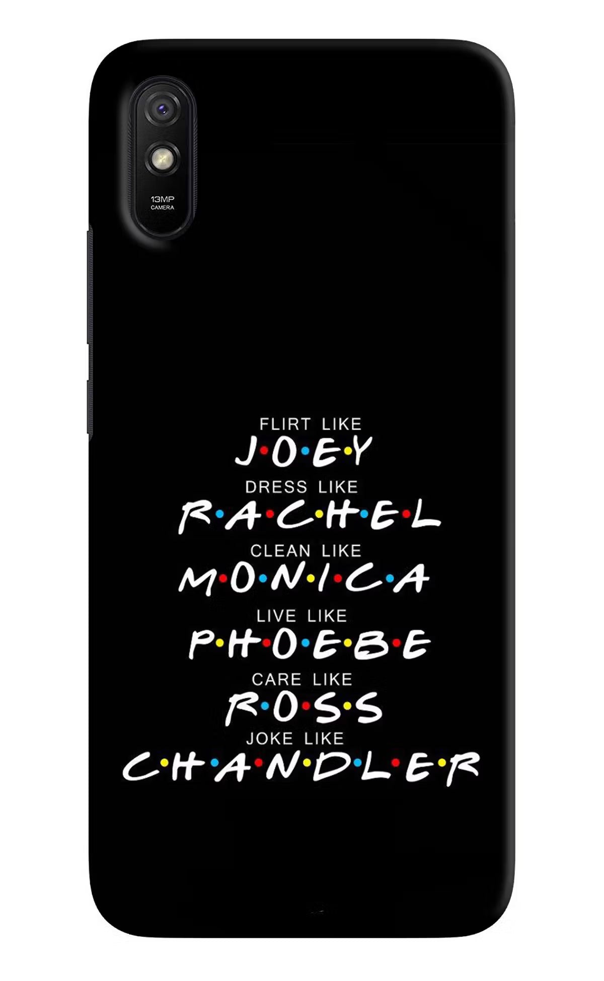 FRIENDS Character Redmi 9A/9i Hard Case Back Cover by Casekaro
