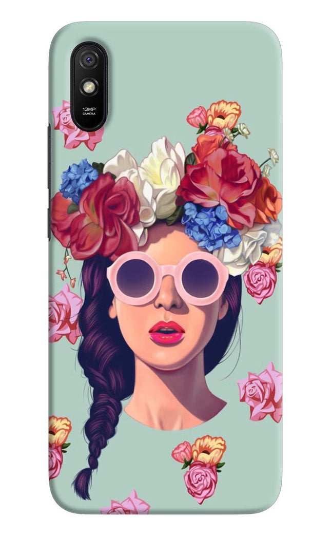 Pretty Girl Redmi 9A/9i Hard Case Back Cover by Casekaro